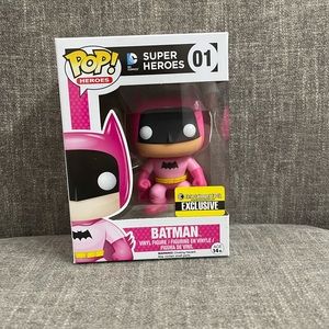 DC Super Heroes Batman Pink Entertainment Earth Exclusive Funko Pop